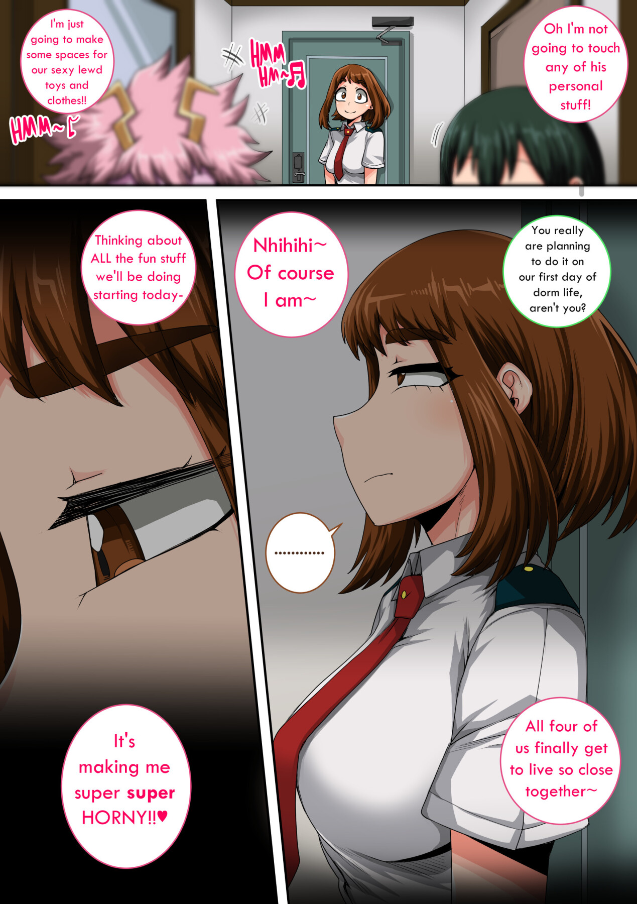 Hentai Manga Comic-My Harem Academia Chapter 8-Chapter 3 Breaking into a broken heart-113
